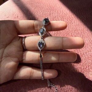 Elegant Mystic Topaz Teardrop Bracelet
